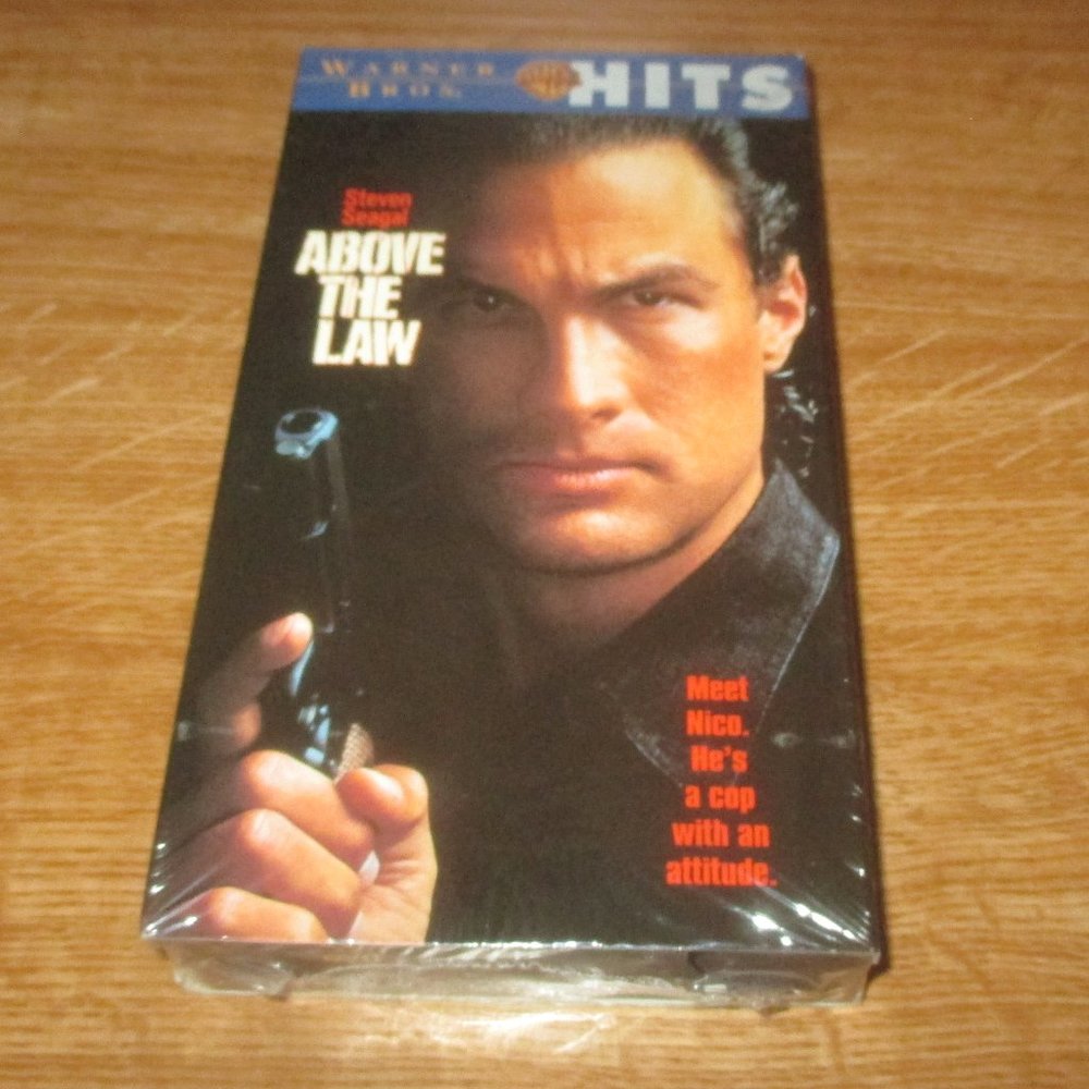 Above the Law (VHS, 1998, unopened / new) Steven Seagal w/ watermark